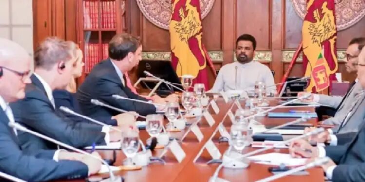 அமெரிக்க வர்த்தக பிரதிநிதி அலுவலக பிரதானிகளுடன் ஜனாதிபதி சந்திப்பு!