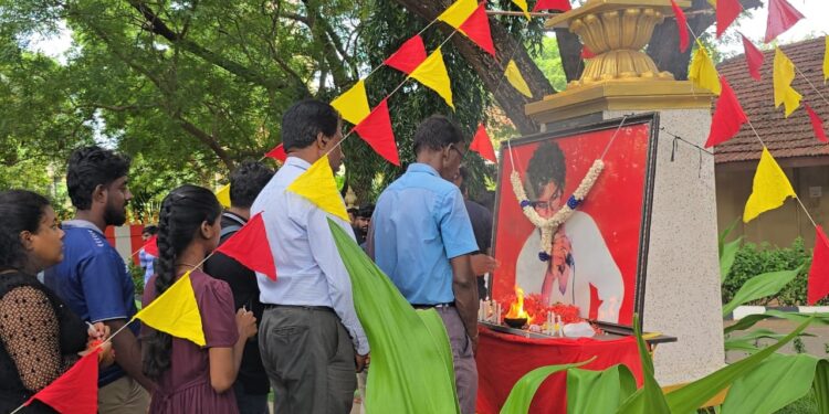 யாழ் பல்கலையில் தியாகதீபம் திலீபனின் நினைவு தினம் அனுஷ்டிப்பு!