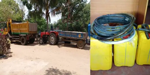 கிளிநொச்சியில் இரு வேறு குற்றச்சாட்டில் நான்கு பேர் கைது!