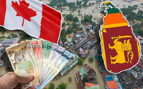 இலங்கையை உலுக்கிய டித்வா புயல் : கனடாவிடமிருந்து ஒரு மில்லியன் நன்கொடை