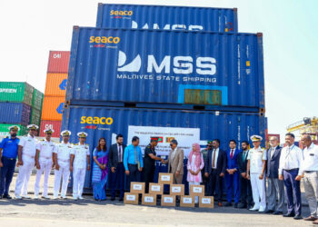 இலங்கைக்கு 25,000 டின்மீன் பெட்டிகள் நன்கொடை வழங்கிய மாலை தீவு